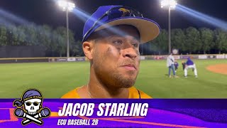 ECU Baseball’s Jacob Starling amp Aaron Groller after the 106 win over NC State [upl. by Anaytat]