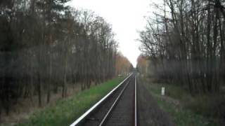 Führerstandsmitfahrt SBahn Berlin Strausberg Nord  Strausberg [upl. by Gmur]