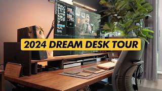 The Ultimate ALLINONE Dream Desk Setup PCMac [upl. by Nyral]