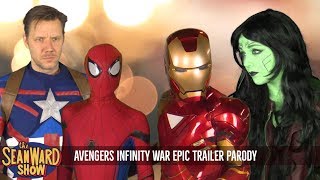 Avengers Infinity War D23 Trailer Stop Motion Remake [upl. by Ztnarf945]