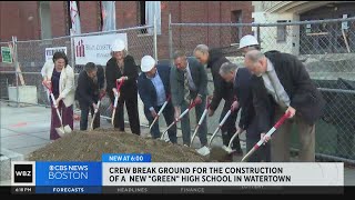 Watertown breaks ground on new quotgreenquot high school [upl. by Cheryl]