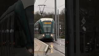 Alstom Citadis 302 Arriving at Clifton South  231124 [upl. by Lorrayne994]