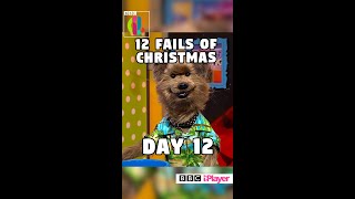 CBBC Bloopers  Day 12 😂  12 Fails of Christmas 🎄  SHORTS [upl. by Nylecsoj370]