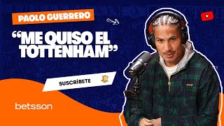 Paolo Guerrero quotMe quiso el Tottenhamquot  Betsson Perú [upl. by Nosittam413]