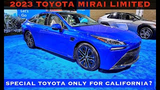 2023 Toyota Mirai Limited  First Look at this California Special HydrogenElectric Powered Sedan [upl. by Aylat515]