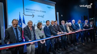 Rouen Inauguration de lÉcole Vétérinaire UniLaSalle Rouen en présence de Marc Fesneau [upl. by Aima428]