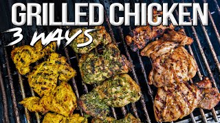 The Best Grilled Chicken  3 Easy Recipes  SAM THE COOKING GUY 4K [upl. by Claudianus]