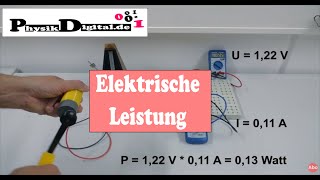 Experiment zur Elektrischen Leistung [upl. by Romilda]