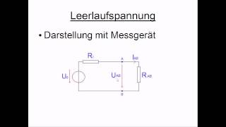 Leerlaufspannung [upl. by Jeremiah822]