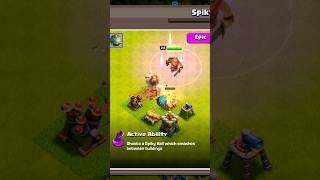 CLASH of CLANS Kings new Epic Ability SPIKY BALL ⚽ [upl. by Adley]