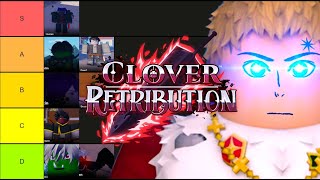 WHATS THE BEST RACE IN CLOVER RETRIBUTION  TIER LIST [upl. by Isaak]