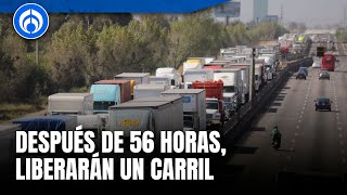 Autoridades y ejidatarios acuerdan liberar un carril de la carretera MéxicoPuebla [upl. by Pussej155]