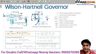 Analysis of Wilson Hartnell Governor [upl. by Ettelracs691]