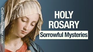 HOLY ROSARY  Sorrowful Mysteries Tuesday amp Friday Catholic [upl. by Jillie978]