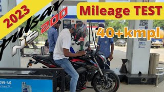 2023 NS200 bs7 mileage test after 5000 KM 40 Mileage Kya sach me hai [upl. by Leinoto]