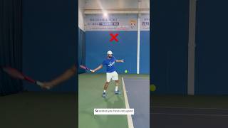 FOREHAND FIX  UNCOILING amp IMPACT👌tenfitmen forehand tennisforehand tennistips tenniscoach [upl. by Niven]