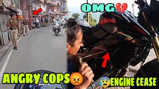 Angry cops😡 Engine cease😰  omg💔💔 [upl. by Hannon312]