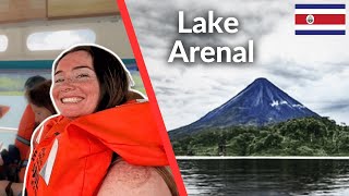 Boat Crossing Lake Arenal Costa Rica  Travel Vlog [upl. by Suirada619]