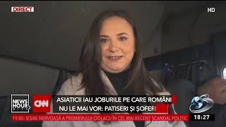 Muncitorii străini se angajează mai nou ca șoferi de tir bijutieri dar și asistenți în căminele [upl. by Nesnej]