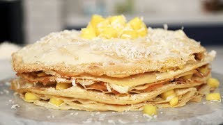 How To Make An Easy Crepe Cake [upl. by Ardnuhs]