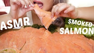 Giant Smoked Salmon  Seagrapes  ASMR Relaxing Eating Sounds  NE Lets Eat [upl. by Haorbed943]