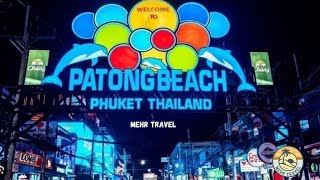 Exploring Bangla Road in Patong Beach Phuket  CRAZY Nightlife [upl. by Mariken644]