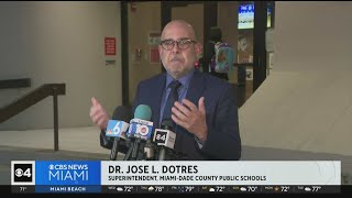 MDCPS Superintendent Jose Dotres speaks speaks out in the aftermath of Lubby Navarros arrest [upl. by Abroms]