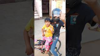 papa hmesa helmet ⛑️ bhul jate han ⛑️🥰  funny short 😁 [upl. by Lutero]