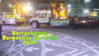 Barrackpore Durgapuja Carnival 2024  Durgapuja Shobhayatra  ব্যারাকপুর দুর্গা পুজো কার্নিভাল [upl. by Eladroc]