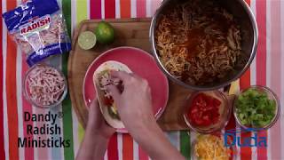 Instant Pot Chipotle Chicken Tacos Recipe  The Produce Moms [upl. by Barnaby]