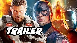 Avengers Endgame Trailer and Thor Love and Thunder Teaser Breakdown [upl. by Ced]