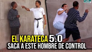 EL KARATECA 50 SACA A ESTE HOMBRE DE CONTROL Y LE ENTRA A TODOS [upl. by Novyar]