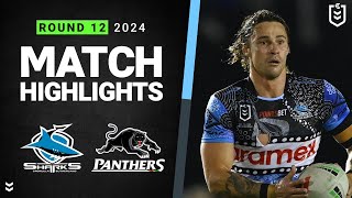 NRL 2024  Sharks v Panthers  Match Highlights [upl. by Horacio425]