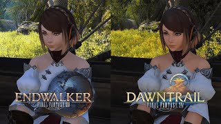 FFXIV  655 vs 70 Graphics Comparison Edit [upl. by Aehc667]