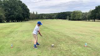 First tee shot at US Kids Tournament UK [upl. by Denny]