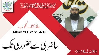 Lesson06829042018  Hazri Sy Hazoori Tak HalqaKashafulMahjoob [upl. by Ahseenat]