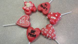 Valentines Day Heart Cake Pops [upl. by Omlesna726]