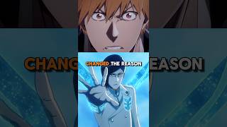 Anime CHANGED Reason Uryu Joined Yhwach bleach bleachanime anime [upl. by Essam]