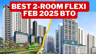 Feb 2025 BTO Preview Best 2Room Flexi Type 1 amp 2 HDB BTO February 2025 Project Launch Singapore [upl. by Sitruk]