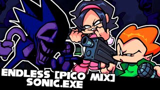 FNF  Endless Pico Mix  Vs Sonicexe  HardGameplayMod [upl. by Eronel879]