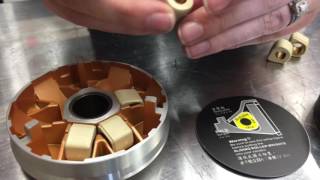 How to install Dr Pulley variator slider weights [upl. by Aronle239]