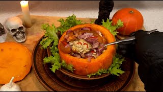 The coolest dishes for Halloween BRAINS in the Pumpkin Only for Real Daredevils [upl. by Mackey]