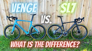 Specialized SWorks Venge vs NEW Tarmac SL7 WHICH MODEL IS FOR YOU DIFFERENCES [upl. by Tsirhc]