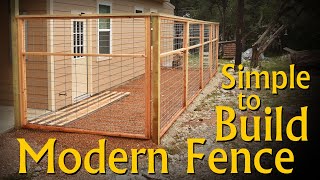 How To Build a Modern Horizontal Privacy Fence  DIY Friendly Project [upl. by Esilec]