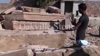 Oakville Stone  Quarry and Splitting Techniques [upl. by Aihsitan595]