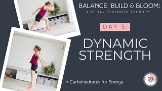 Balance Build amp Bloom Day 5  Dynamic Strength Circuits  Women 40 Perimenopause amp Post Menopause [upl. by Sherye767]