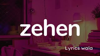 Mitraz  Zehen lyrics [upl. by Ineslta]