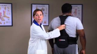 Breg Horizon Back Brace Application [upl. by Neirual]