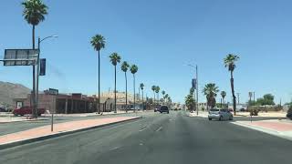 Twentynine Palms CA  Drive around Downtown Twentynine Palms [upl. by Anitnegra504]