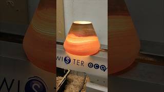 Lights ON By riparianwood Lampshade made using ProForme Hollower excellent finish off the tool👌 [upl. by Rog]